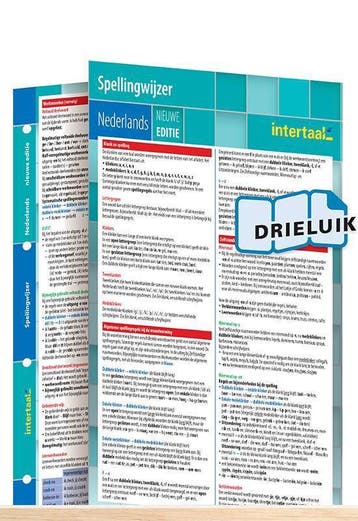 Spellingwijzer Nederlands - nieuwe editie uitklapkaart, Verzenden, Intertaal