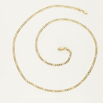 Halsketting - 14 karaat Geel goud, Handtassen en Accessoires, Kettingen, Nieuw