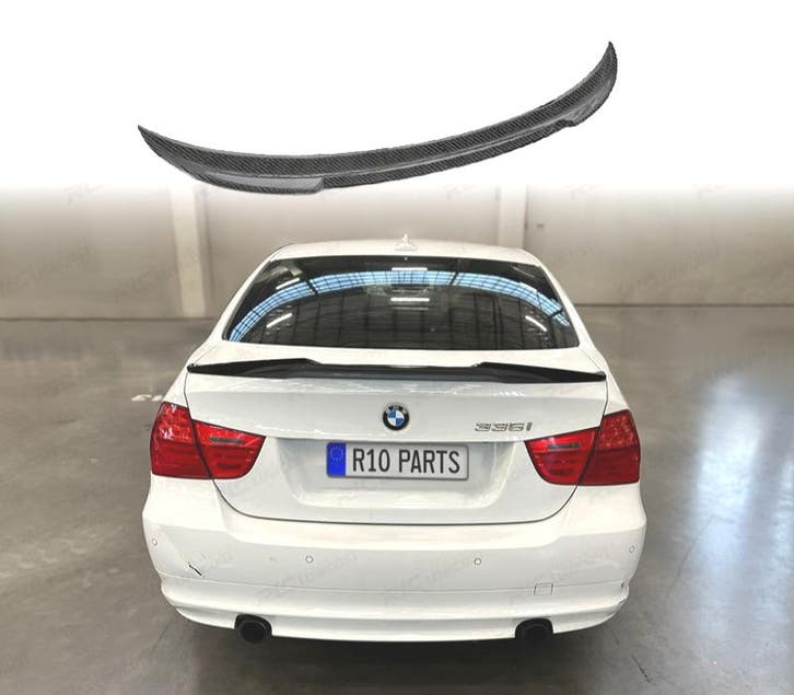 AILERON BECQUET LAME COFFRE BMW E90 LOOK M4 CARBONE, Autos : Pièces & Accessoires, Carrosserie & Tôlerie, Envoi