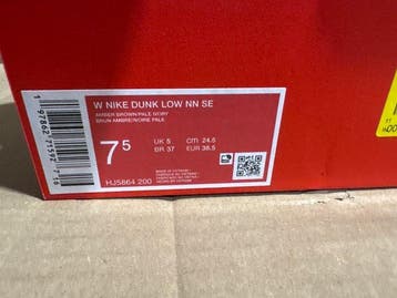 Nike - Dunk Low - Sneakers - Taille : EU 38.5 - Neuf avec