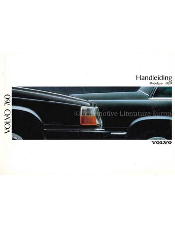 1988 VOLVO 760 INSTRUCTIEBOEKJE NEDERLANDS, Auto diversen, Handleidingen en Instructieboekjes