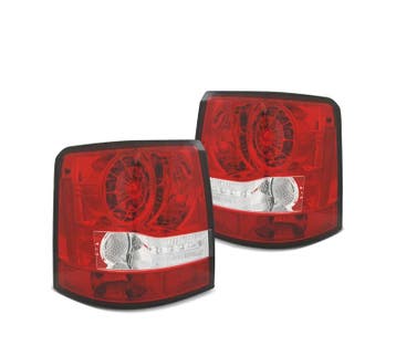 Feux Arrière Pour Range Rover Sport 05-09 Led Rouge Chromé, Verzenden