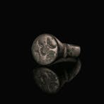 Oud-Romeins Brons Ring met legionaire Aquila-vleugels