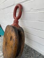Maritieme objecten - Hout, Metaal- 5,5kg oak pully, Antiek en Kunst
