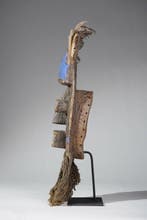 Een houten masker - Grebo - Ivoorkust (Zonder minimumprijs)