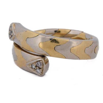 Bague - 18 carats Or jaune Diamant (Naturelle), Nieuw