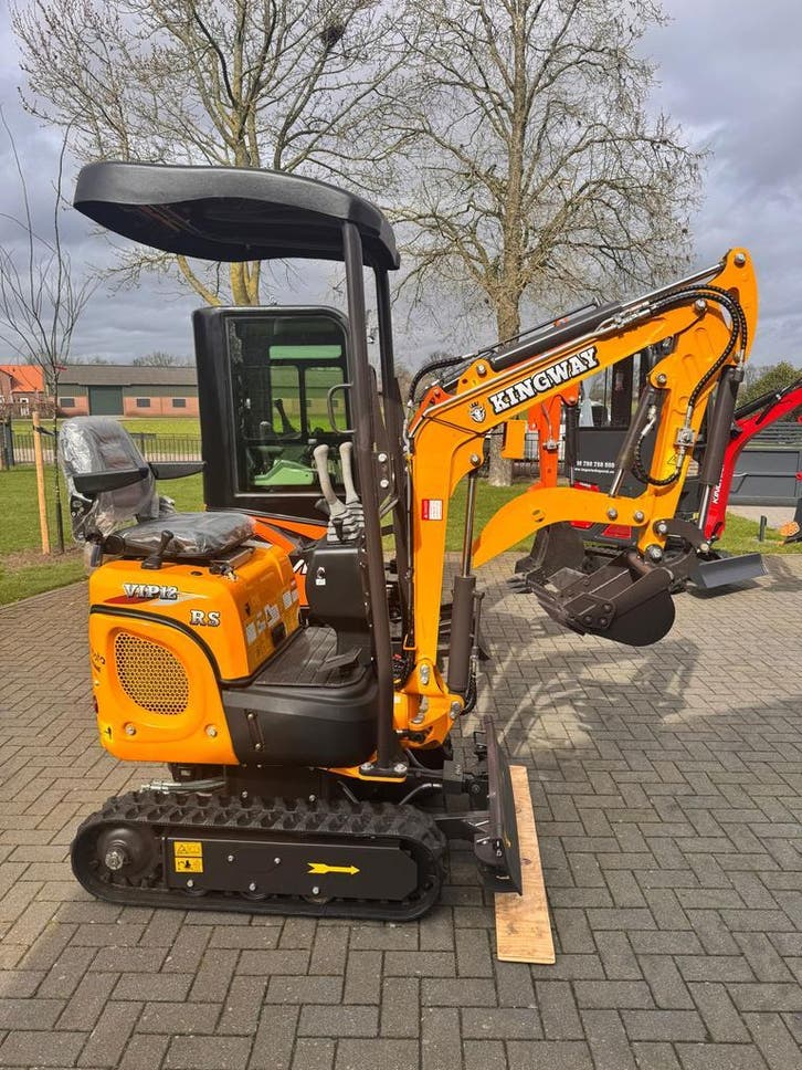 LAATSTE VIP12 minigraver minigraafmachine minipelle KINGWAY, Articles professionnels, Machines & Construction | Grues & Excavatrices