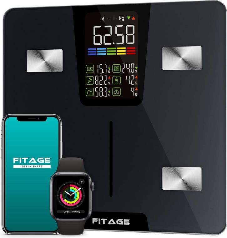 2dekans | FITAGE LED Weegschaal Personenweegschaal Digitaal, Electroménager, Balances, Enlèvement ou Envoi