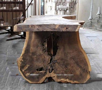 Eettafel - Hout - Unieke boomstamtafel