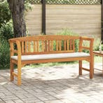 vidaXL Rozenbank Natuurlijk 157 x 46 x 82,5 cm Massief, Verzenden