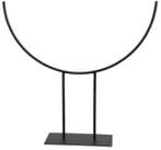 Metalen Frame Boog deco stand Zwart op voet 35x8x33 cm, Nieuw