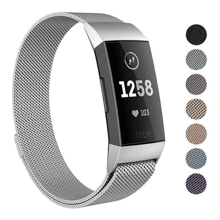 DrPhone Fitbit Charge 3 / Charge 3 SE Magnetische Milanese, Bijoux, Sacs & Beauté, Montres connectées, Envoi
