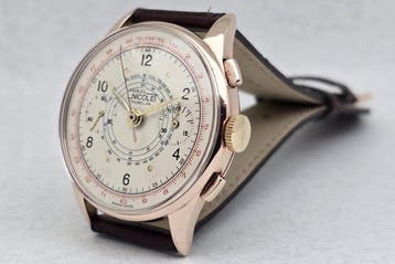 Chronographe Suisse - Charles Nicolet (Tramelan) - Cal.