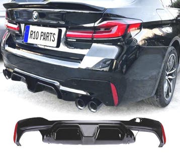 DIFFUSEUR POUR BMW G30 17- LOOK M5 NOIR BRILLANT, Verzenden