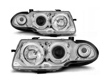 Angel Eyes koplampen Chrome geschikt voor Opel Astra F, Verzenden, Nieuw, Opel