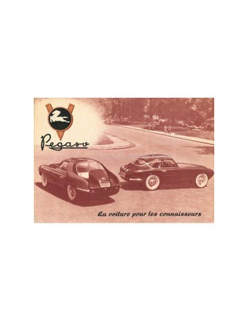 1954 PEGASO Z-102 B BS BROCHURE FRANS