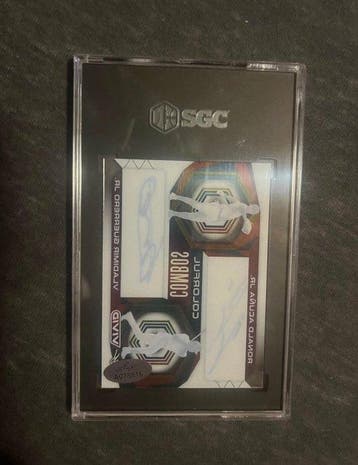 2022 Leaf Vivid Ronald Acuña Jr. 1/1 Gesigneerde kaart,