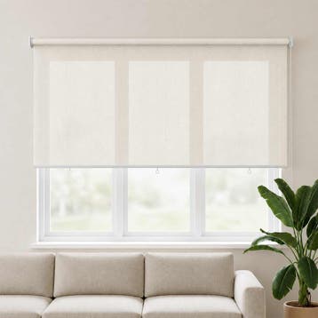 vidaXL Rolgordijn voor buiten 125(B)x140(H) cm crèmekleurig, Huis en Inrichting, Verzenden, Nieuw