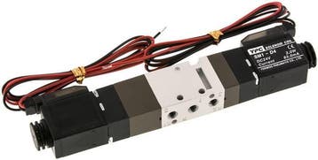 5/3 M5 uitlaat midden Magneetventiel 24V DC, Verzenden, Nieuw