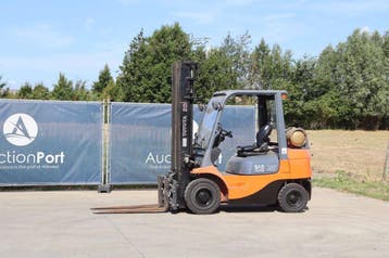 Veiling: Heftruck Toyota 42-7FGF25 LPG 2500kg 4.0m 2007, Ophalen