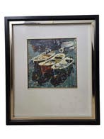 Impressionist school (XX) - Escena Portuaria, Antiquités & Art