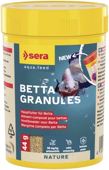 Sera Betta Granules (Granulaat, pallets en sticks), Animaux & Accessoires, Ophalen of Verzenden, Overige typen