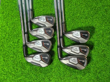 Callaway Big Bertha ijzers 5/pw/sw stiff flex golfclubs, Sport en Fitness, Golf, Ophalen of Verzenden, Zo goed als nieuw, Club
