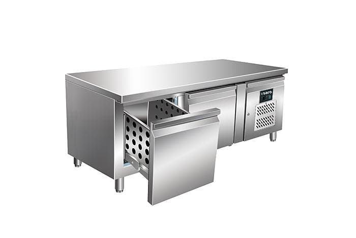 SARO Onderbouw koelwerbank met lades - UGN 2100 TN-2S, Articles professionnels, Horeca | Équipement de cuisine, Envoi