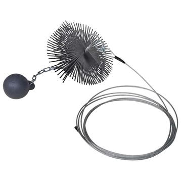 vidaXL Schoorsteenveegborstel rond Ø 20 cm, Doe-het-zelf en Bouw, Verzenden, Nieuw