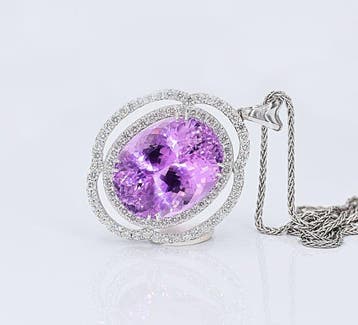 Sans prix de réserve - Collier - 18 carats Or blanc -
