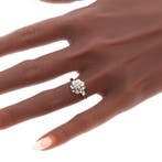 Ring - 18 karaat Witgoud - Diamant - Vintage uit 1950, Nieuw