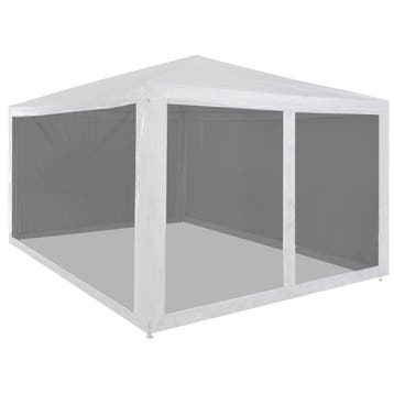 vidaXL Partytent met 4 mesh zijwanden 4x3 m, Tuin en Terras, Partytenten, Verzenden, Nieuw
