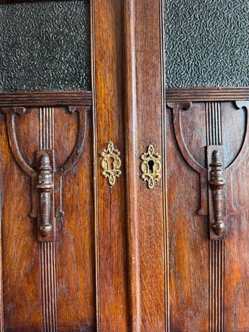 Kast - Hout - Jugendstil-kast