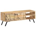 vidaXL Tv-meubel 110x30x40 cm massief mangohout, Verzenden, Nieuw