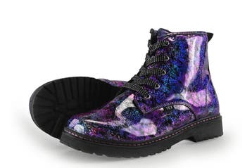 Puccetti Veterboots Meisjes in maat 37 Paars, Verzenden, Jongen of Meisje, Schoenen, Zo goed als nieuw
