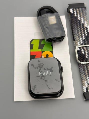 QX7 Pro Smartwatch | 1.96” Display | Stainless Steel |, Nieuw