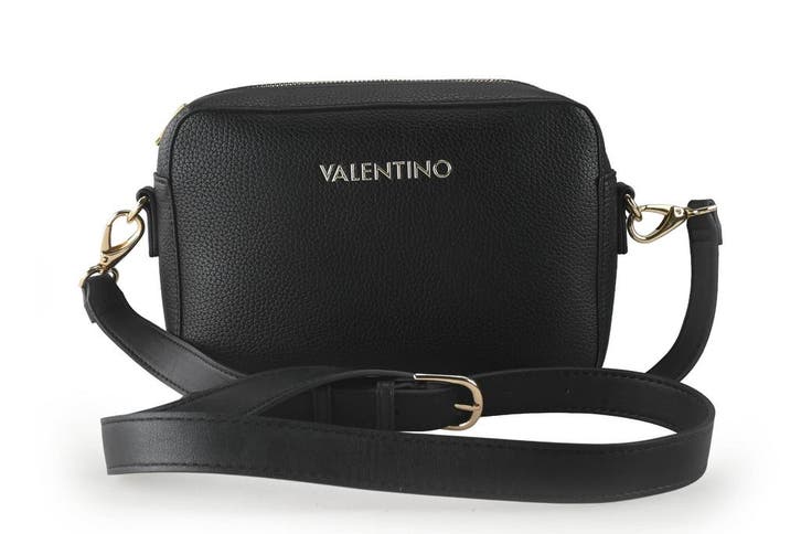 Valentino Schoudertas Zwart, Handtassen en Accessoires, Tassen | Damestassen, Zwart, Zo goed als nieuw, Verzenden