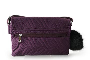 Kipling Schoudertas Paars, Verzenden, Zo goed als nieuw, Paars
