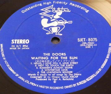 Doors - Waiting For The Sun – Original 1968 Japanese First, Nieuw in verpakking