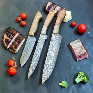 Keukenmes - Utility knife - Ambachtelijk vervaardigde