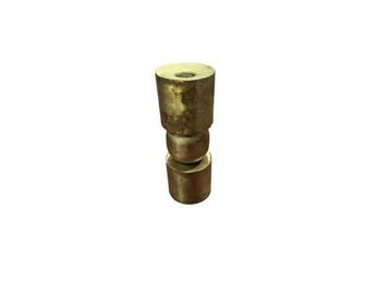 Veiling - Theelichthouder Marco S Goud 6.2X6.2X17.5cm, Huis en Inrichting, Woonaccessoires | Kandelaars en Kaarsen, Nieuw