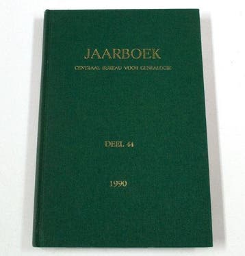Jaarboek genealogie iconografisch bur. 44, Boeken, Verzenden, Nieuw