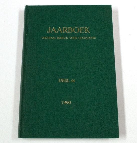 Jaarboek genealogie iconografisch bur. 44, Livres, Livres Autre, Envoi