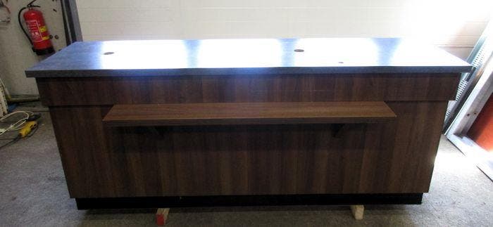 Balie, Verkoopbalie, B220 x D60 x H90cm, Articles professionnels, Aménagement de Bureau & Magasin | Mobilier de bureau & Aménagement