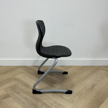 Pantoswing leerlingstoel zithoogte 35 cm, zwart -grijs, Maison & Meubles, Chaises