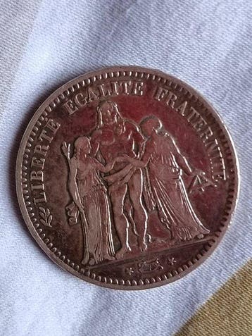 France. 5 Francs 1849-A Hercule (Sans prix de réserve), Postzegels en Munten