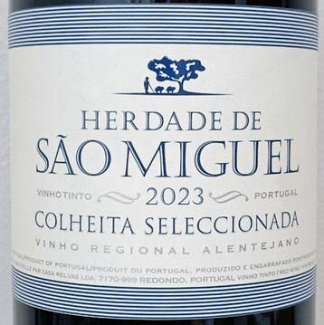 2023 Casa Relvas, Herdade de São Miguel Colheita Selecionada, Verzamelen, Nieuw
