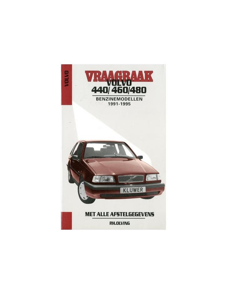 1991 - 1995 VOLVO 440 460 480 BENZINE VRAAGBAAK NEDERLANDS, Auto diversen, Handleidingen en Instructieboekjes, Ophalen of Verzenden