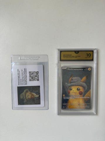 Pokémon - 1 Graded card - Pikachu with Grey Felt Hat, Van, Nieuw