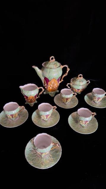 Richard Ginori - Koffieservies (15) - Porselein - Opstaande, Antiek en Kunst